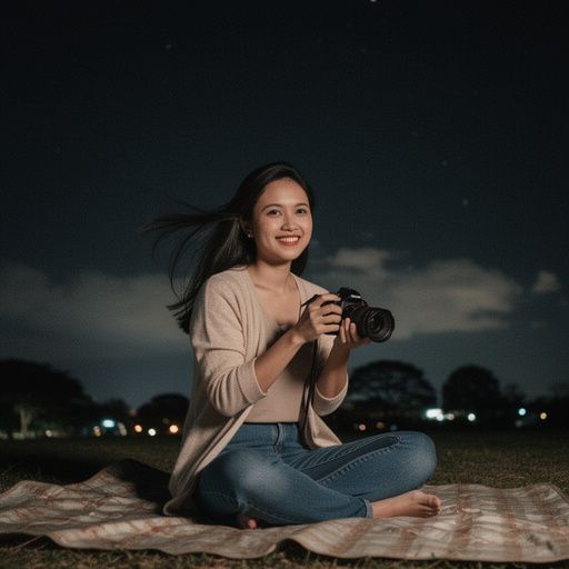 Констелляция Ориона, видимая на фоне темного ночного неба.